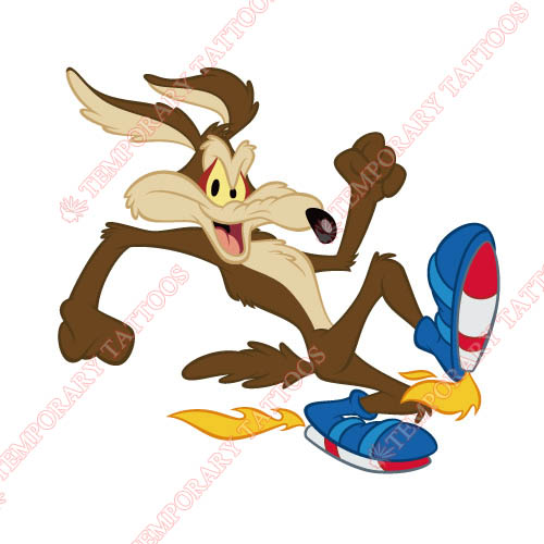 Wile E Coyote Customize Temporary Tattoos Stickers NO.719